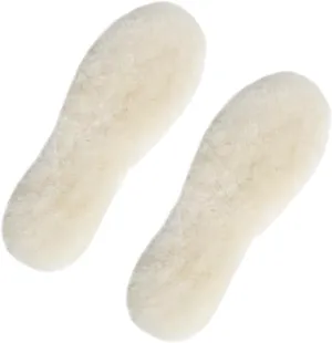 1Pair Warm Wool Insoles Thickened Winter Shoe Pads for Comfort Durable Sheepskin Inserts for Men Women for Boots and Sneakers Provides Warmth and Foot Relief