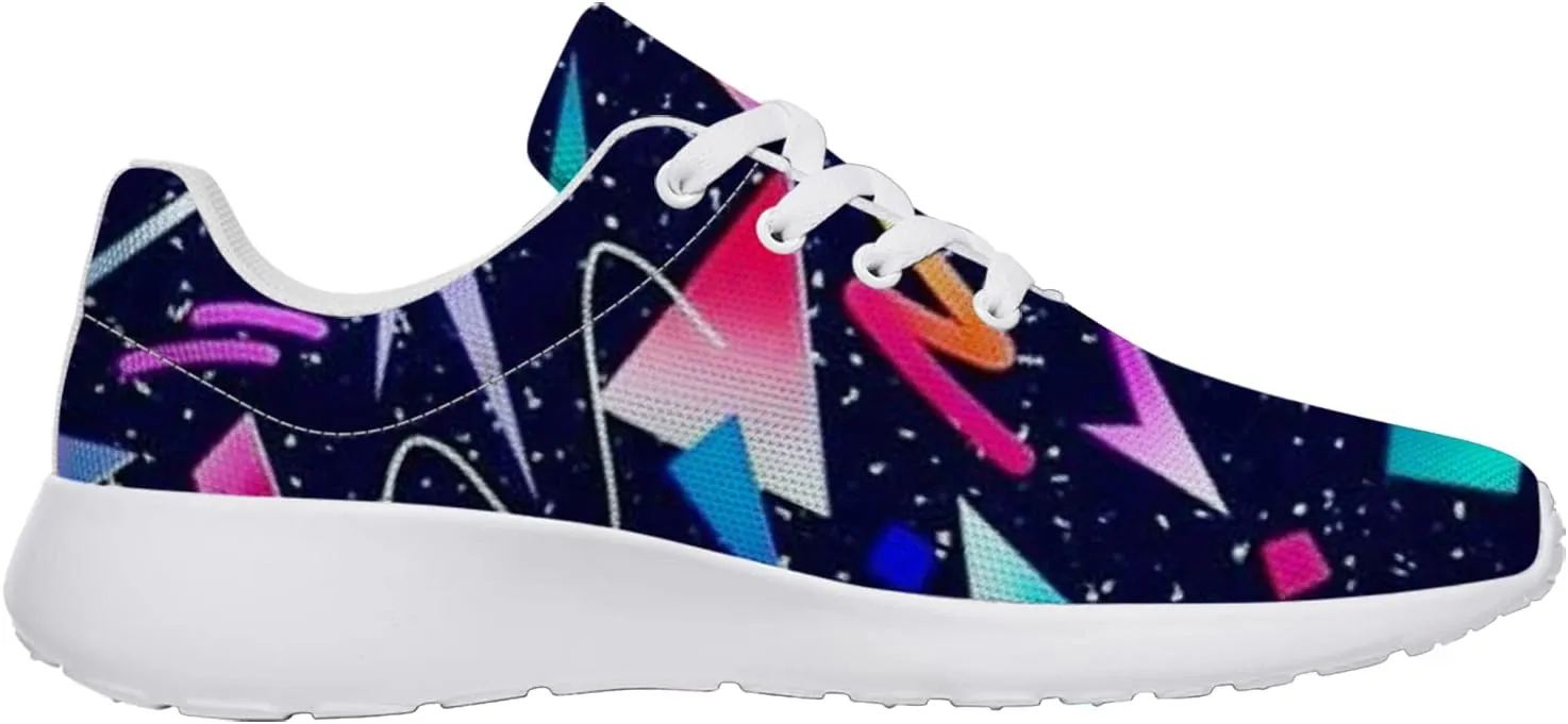 80s 90s Shoes Womens Mens Running Shoes Ultra Lightweight Athletic Sneakers Tennis Walking Shoes Gifts for Her,Him