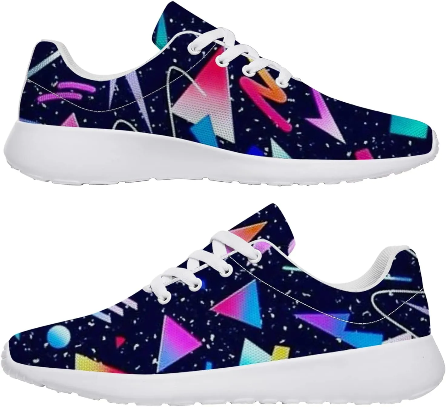 80s 90s Shoes Womens Mens Running Shoes Ultra Lightweight Athletic Sneakers Tennis Walking Shoes Gifts for Her,Him