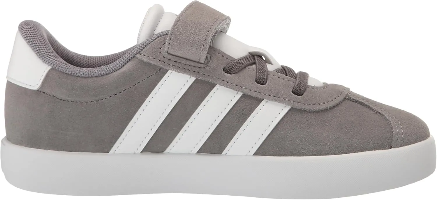 adidas Unisex-Child Vl Court 3.0 Elastic Lace Sneaker