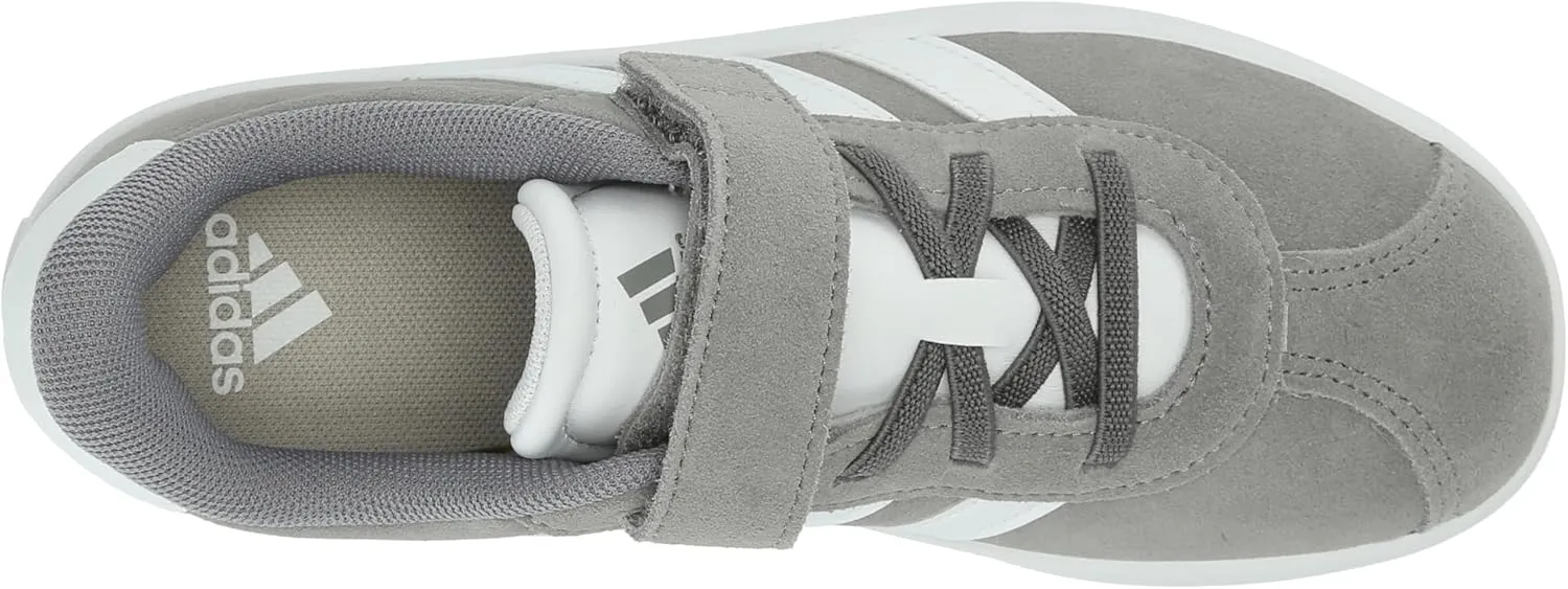 adidas Unisex-Child Vl Court 3.0 Elastic Lace Sneaker