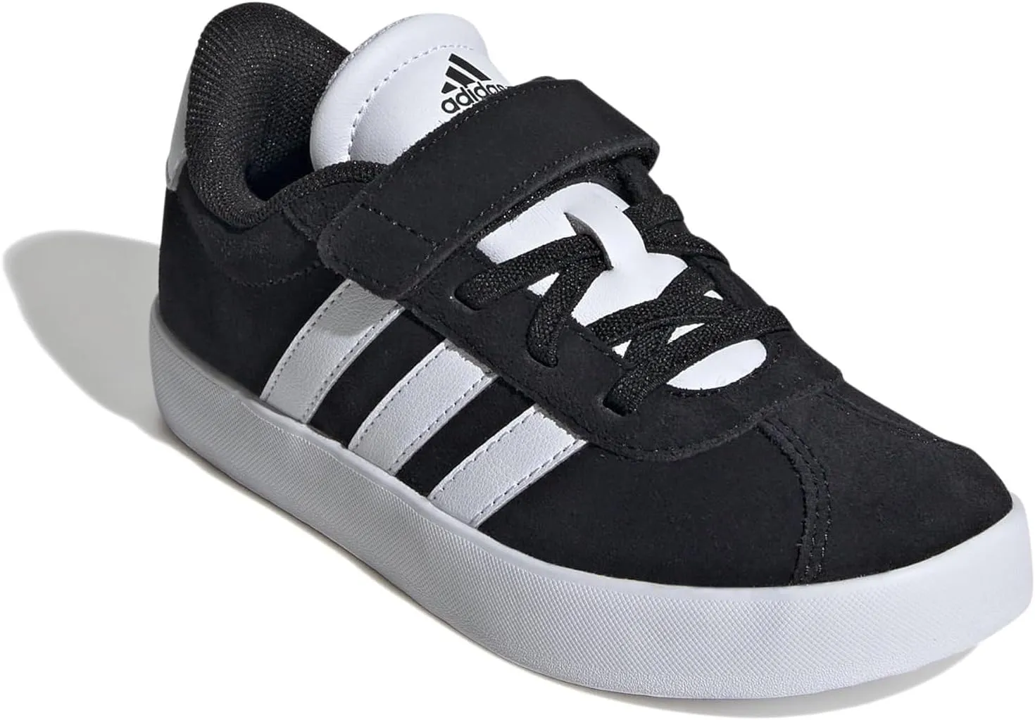 adidas Unisex-Child Vl Court 3.0 Elastic Lace Sneaker