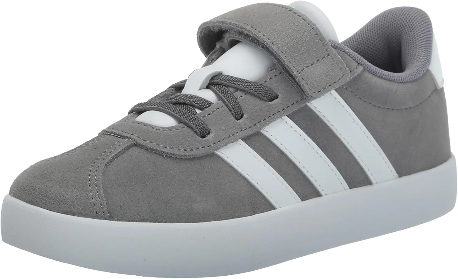 adidas Unisex-Child Vl Court 3.0 Elastic Lace Sneaker