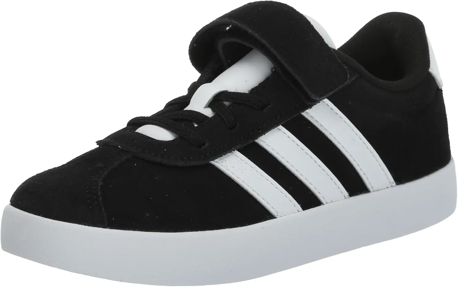 adidas Unisex-Child Vl Court 3.0 Elastic Lace Sneaker