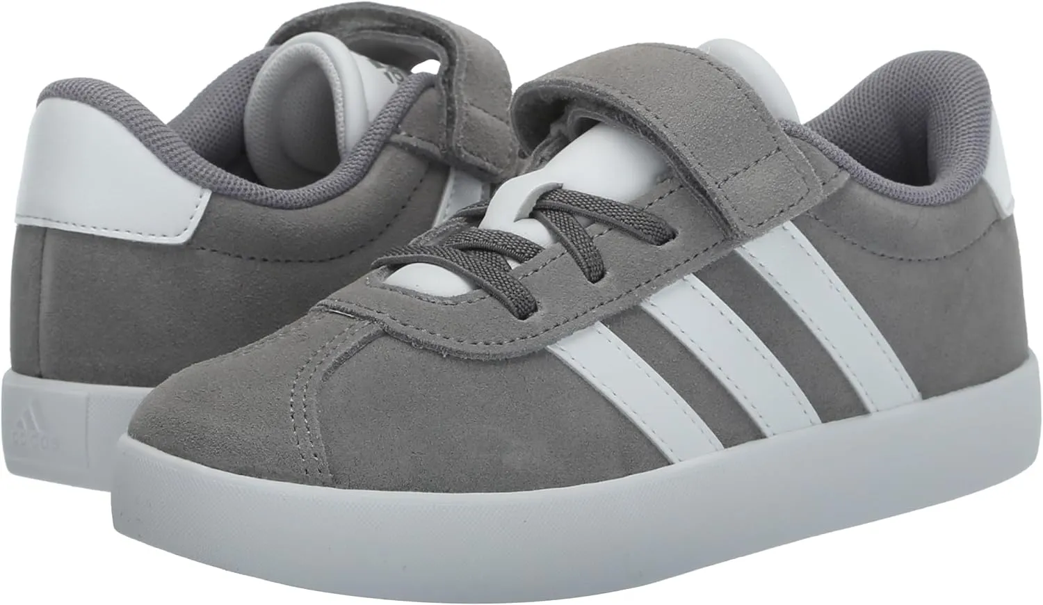 adidas Unisex-Child Vl Court 3.0 Elastic Lace Sneaker