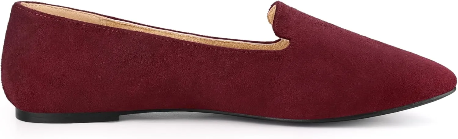 Allegra K Women's Round Toe Slip on Ballet Flats Shoes