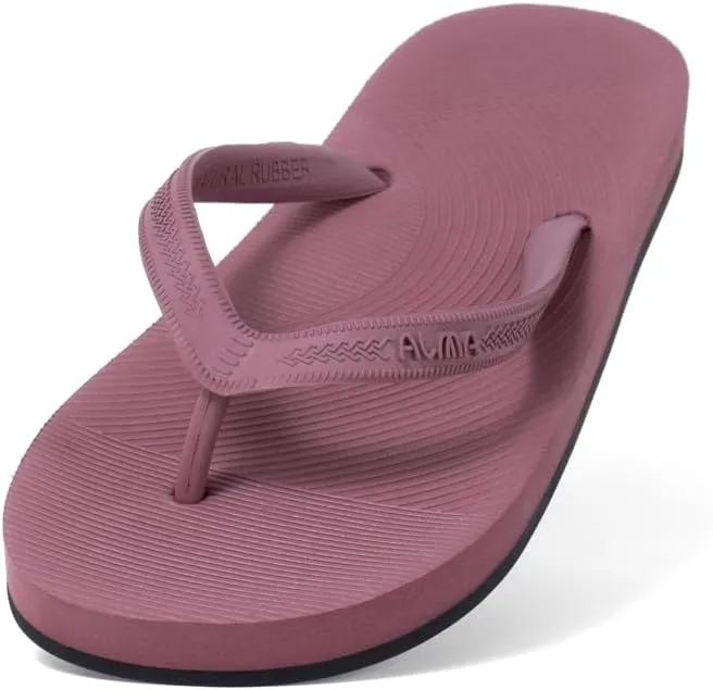 ALMA Women's ECOSOL Recycled Tire Sole Flip Flops