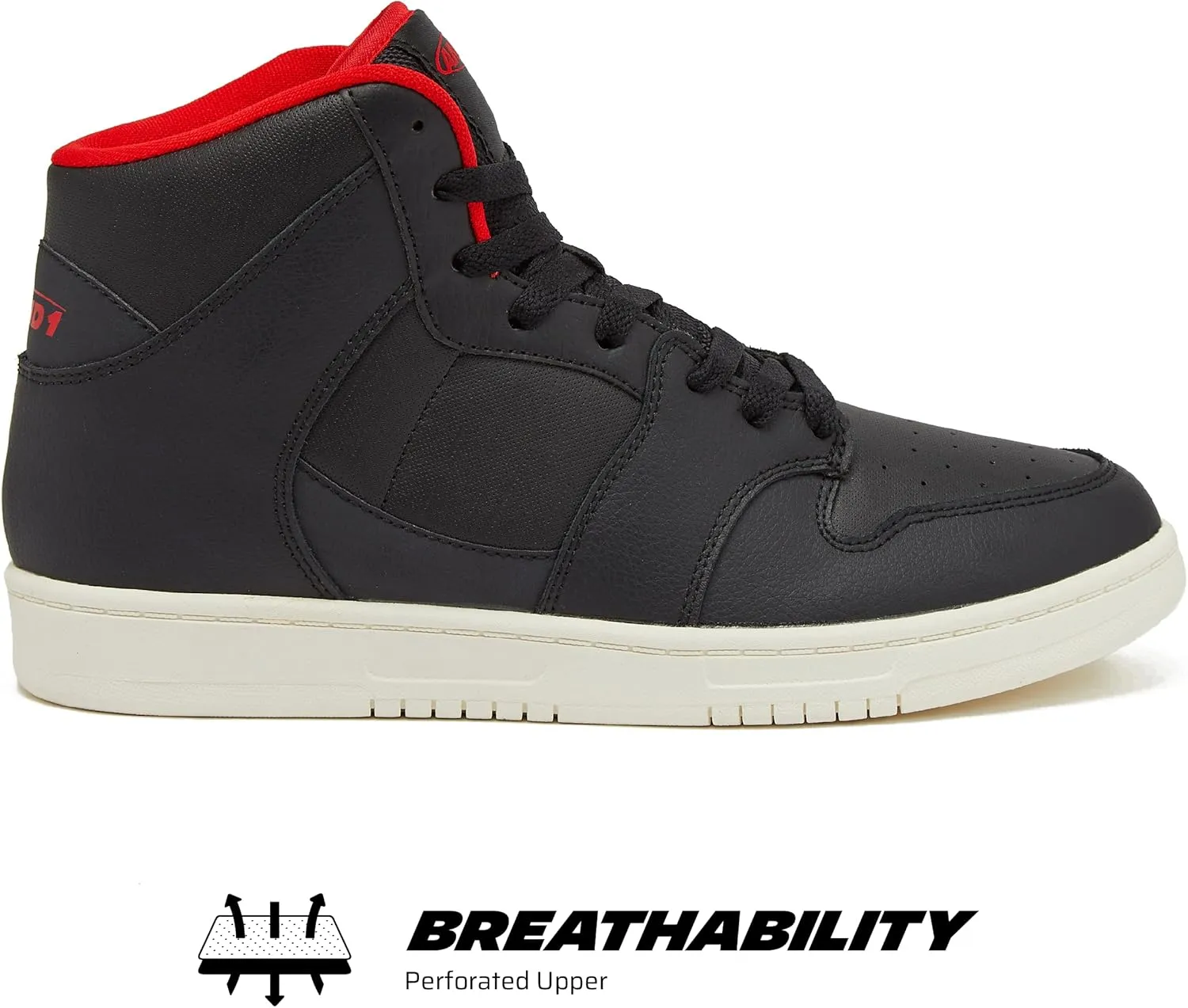 AND1 Slam Men’s Basketball Shoes, Mid Top Casual Court Sneakers for Men, Sizes 7 to 15