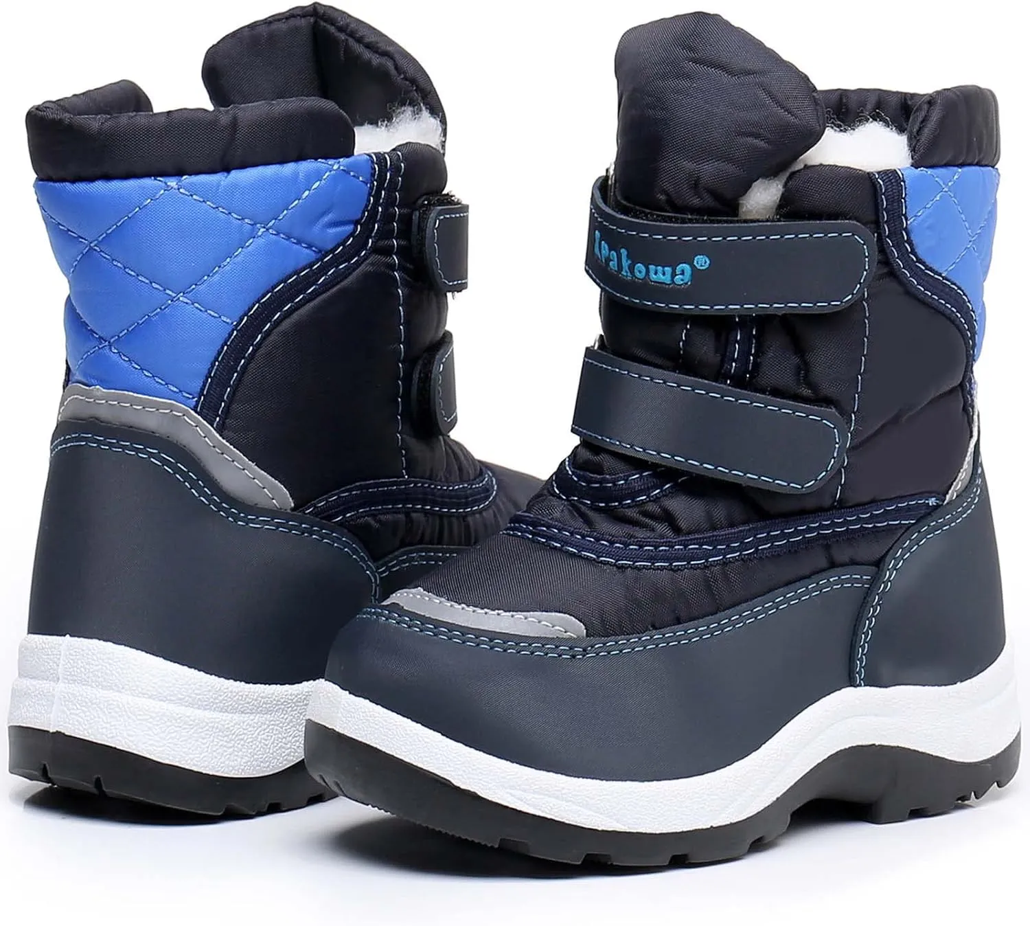 Apakowa Kid's Boys Girls Winter Snow Boots (Toddler/Little Kid)