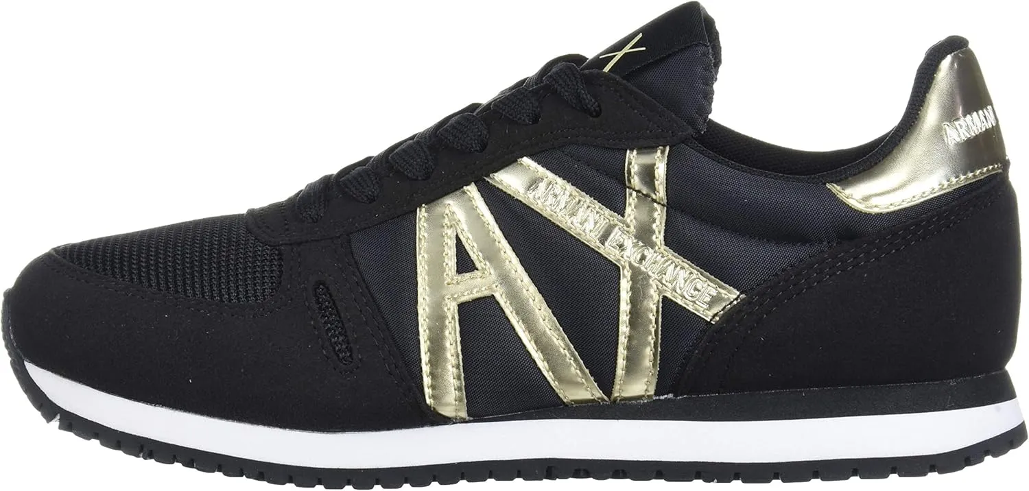 Armani Exchange Women's Retro Running Sneakers Indoor Court Shoe