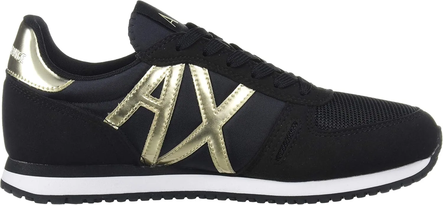 Armani Exchange Women's Retro Running Sneakers Indoor Court Shoe
