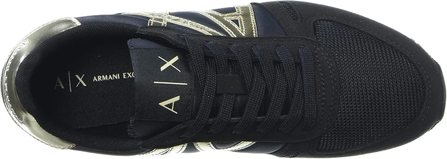 Armani Exchange Women's Retro Running Sneakers Indoor Court Shoe