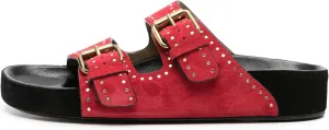 Arqa Eyelet-embellished Flatform Sandals for Women Open Toe Two Buckle Strap Platform Slides Summer Raffia Slip On Sandal