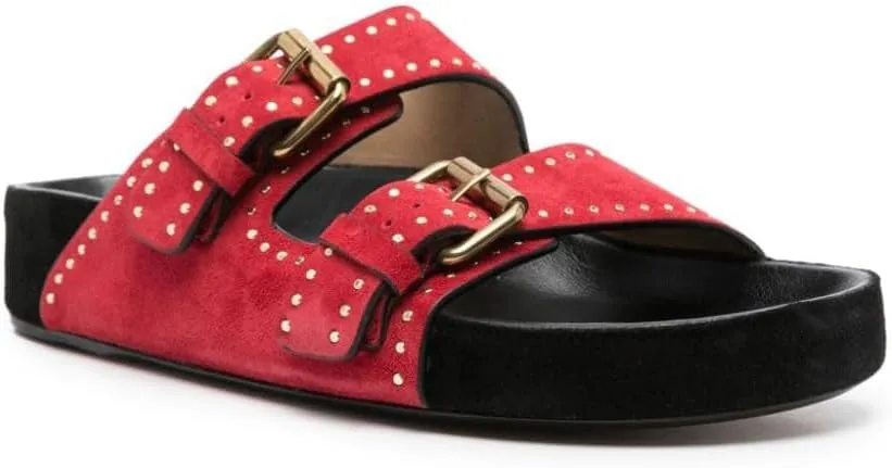 Arqa Eyelet-embellished Flatform Sandals for Women Open Toe Two Buckle Strap Platform Slides Summer Raffia Slip On Sandal