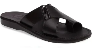 Asher - Leather Slide On Sandal - Men