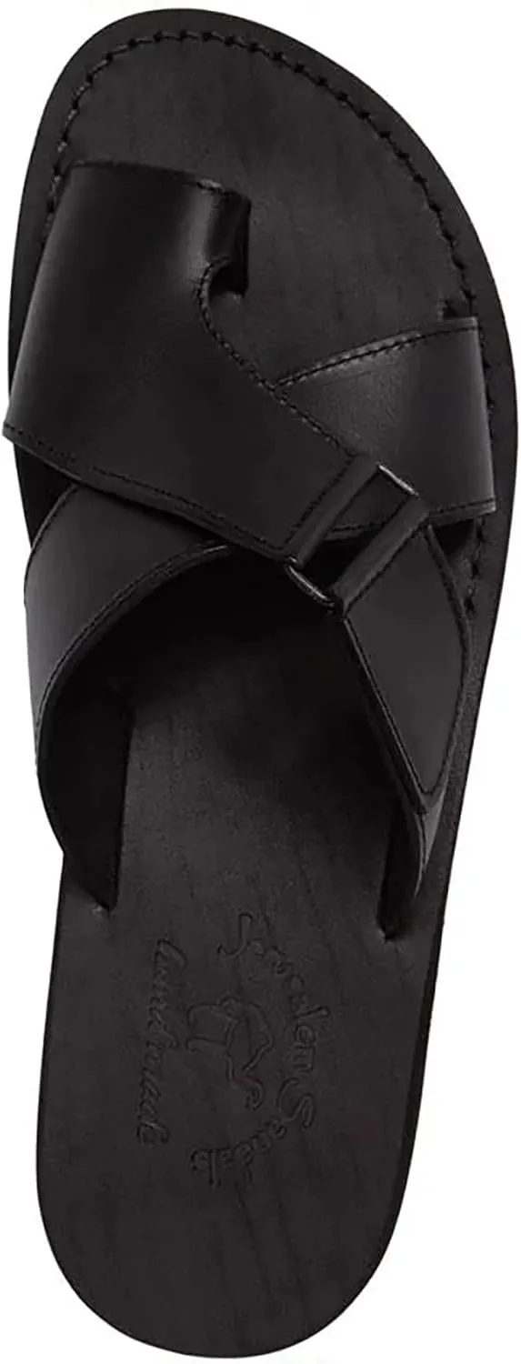 Asher - Leather Slide On Sandal - Men