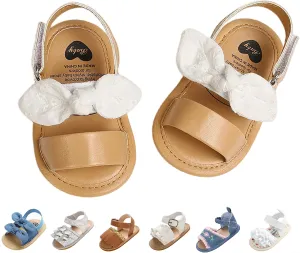 Baby Girls Sandals Summer Shoes Outdoor First Walker Toddler Girls Shoes for Summer
