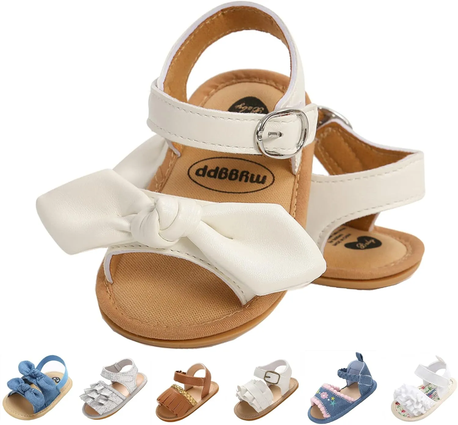 Baby Girls Sandals Summer Shoes Outdoor First Walker Toddler Girls Shoes for Summer