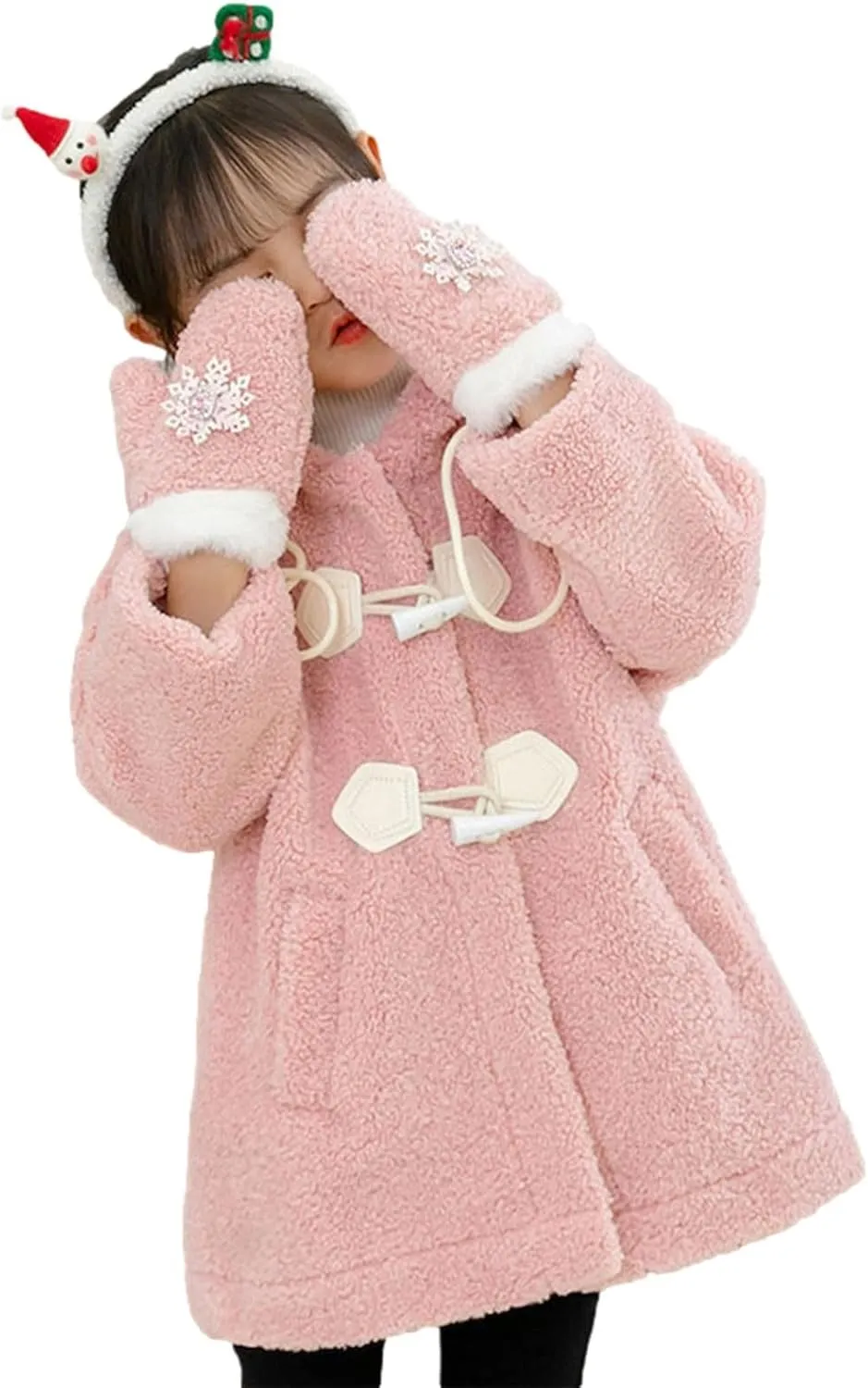 Baby Girl's Toddler Kids Fall Winter Coat Jacket Outerwear Ears Hood Hoodie Warm Winter Jackets Sweatshirt Coats