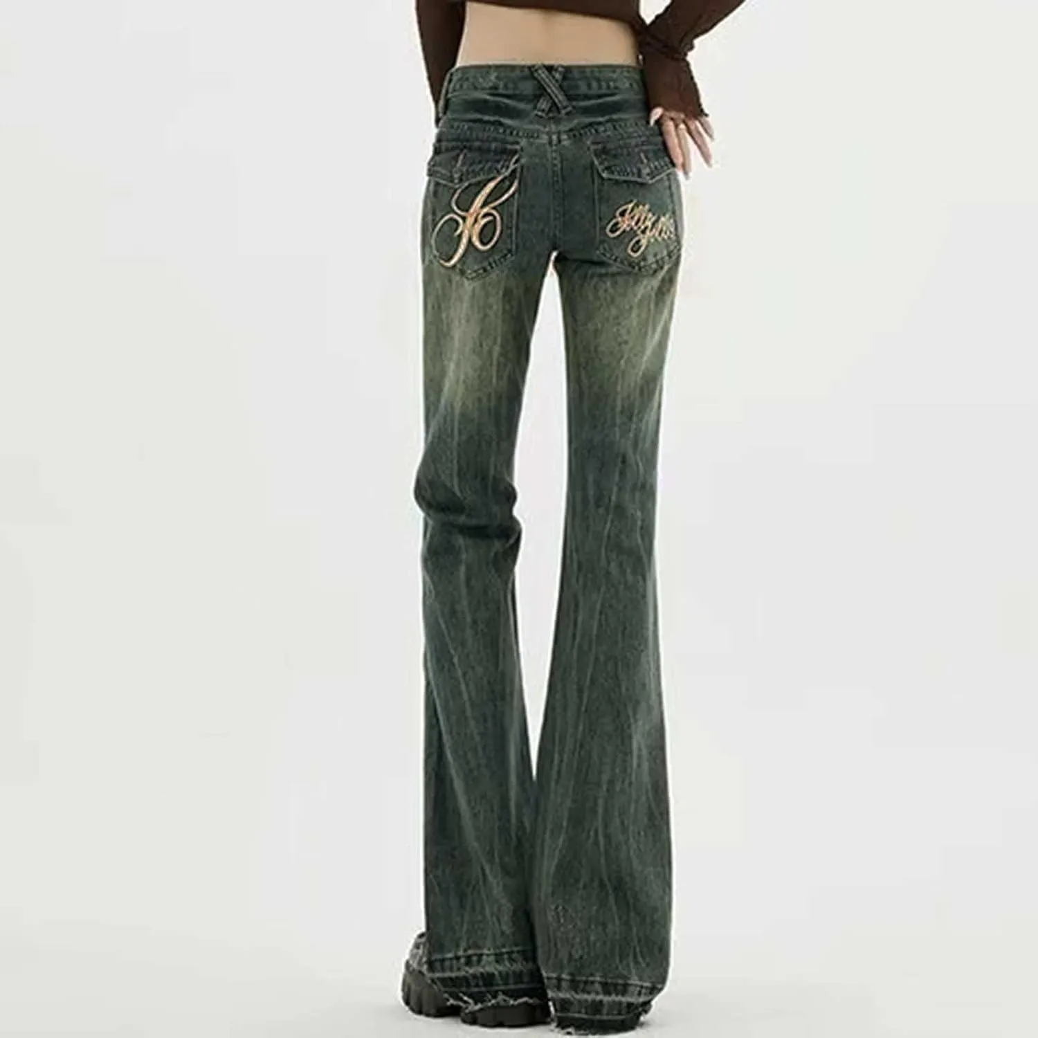 Baggy Jeans for Women Y2K High Street Pants Vintage Jeans Aesthetic Clothing Teen Girls Streetwear Hiphop