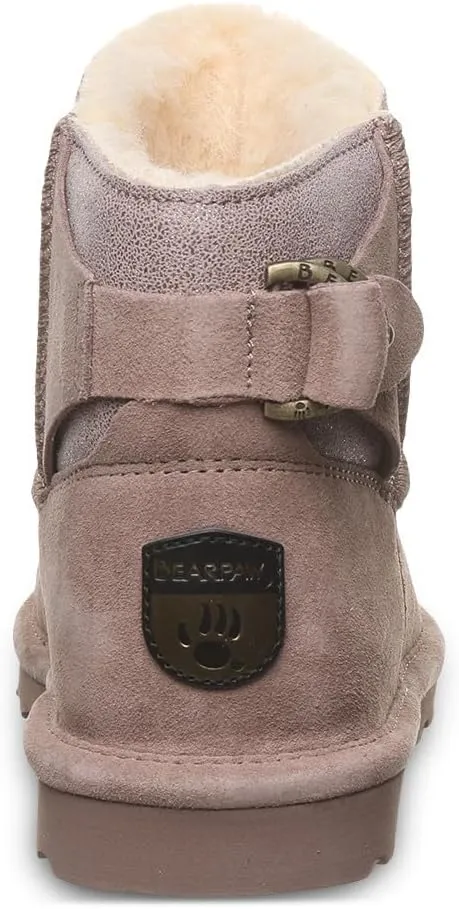 BEARPAW Women's Betty Multiple Colors | Women's Ankle Bootie | Women's Slip On Boot | Comfortable Winter Boot