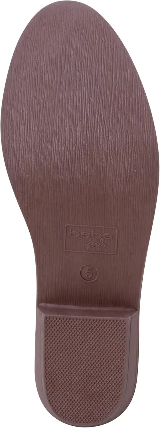 bebe Girls' Cowboy Boots - Classic Western Country Cowgirl Boots - Mid Calf Riding Shoes for Toddlers Little and Big Girls