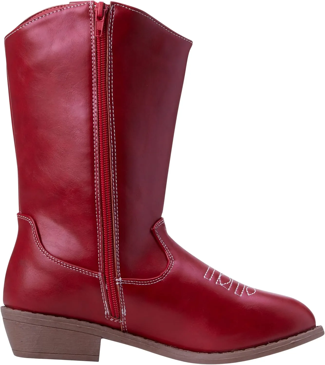 bebe Girls' Cowboy Boots - Classic Western Country Cowgirl Boots - Mid Calf Riding Shoes for Toddlers Little and Big Girls