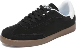 Bernal Women's Fashion Sneakers Flat Low-Top Lace-Up Comfortable Casual Tennis Shoes Walking Travel Shoes Dress Sneakers