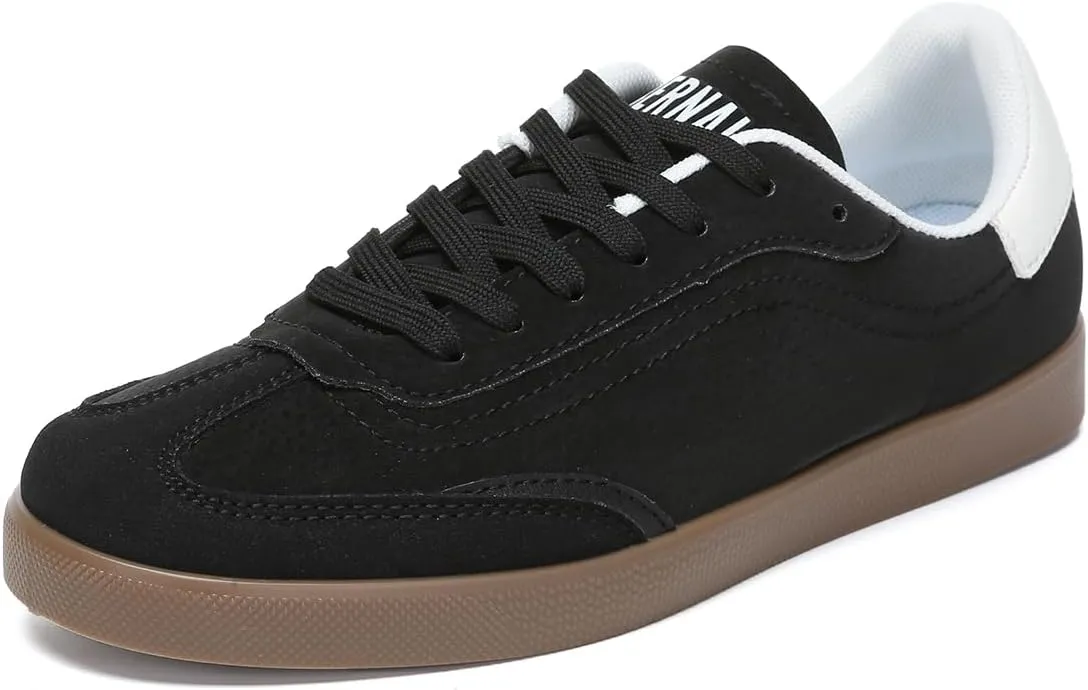 Bernal Women's Fashion Sneakers Flat Low-Top Lace-Up Comfortable Casual Tennis Shoes Walking Travel Shoes Dress Sneakers