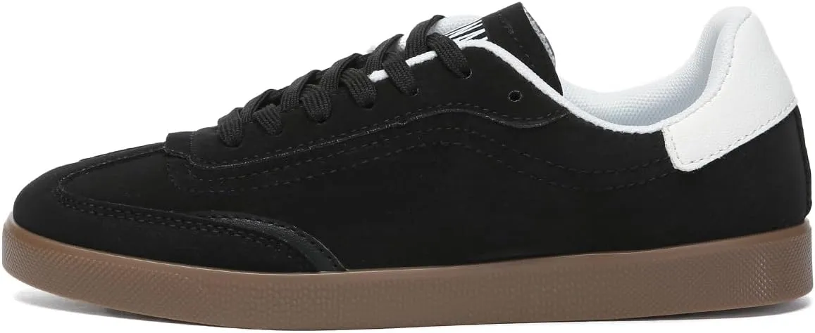 Bernal Women's Fashion Sneakers Flat Low-Top Lace-Up Comfortable Casual Tennis Shoes Walking Travel Shoes Dress Sneakers