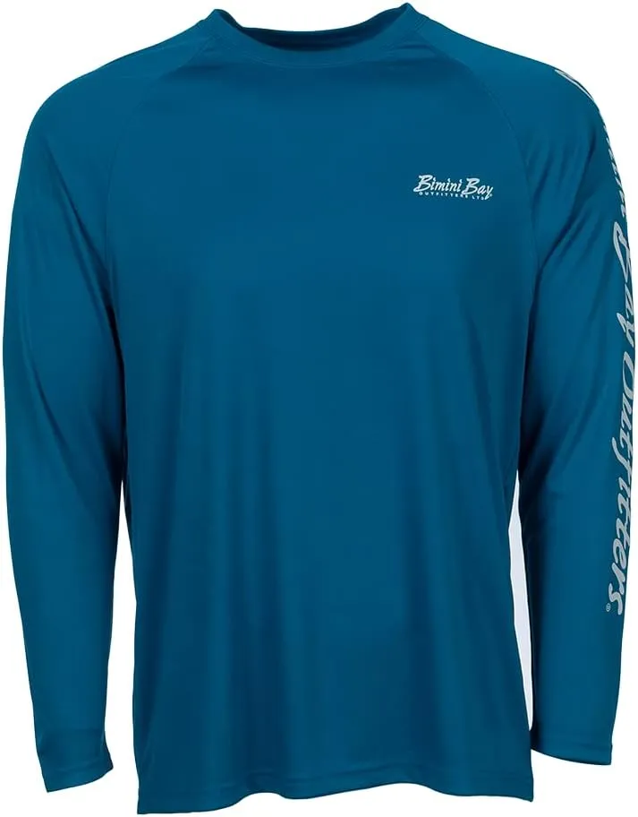 Bimini Bay Outfitters LTD Hook M' Men's Long Sleeve Fishing Shirt