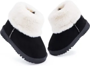 BMCiTYBM Girls Boys Snow Boots Warm Winter Fur Lined Baby Shoes (Infant/Toddler/Little Kid)