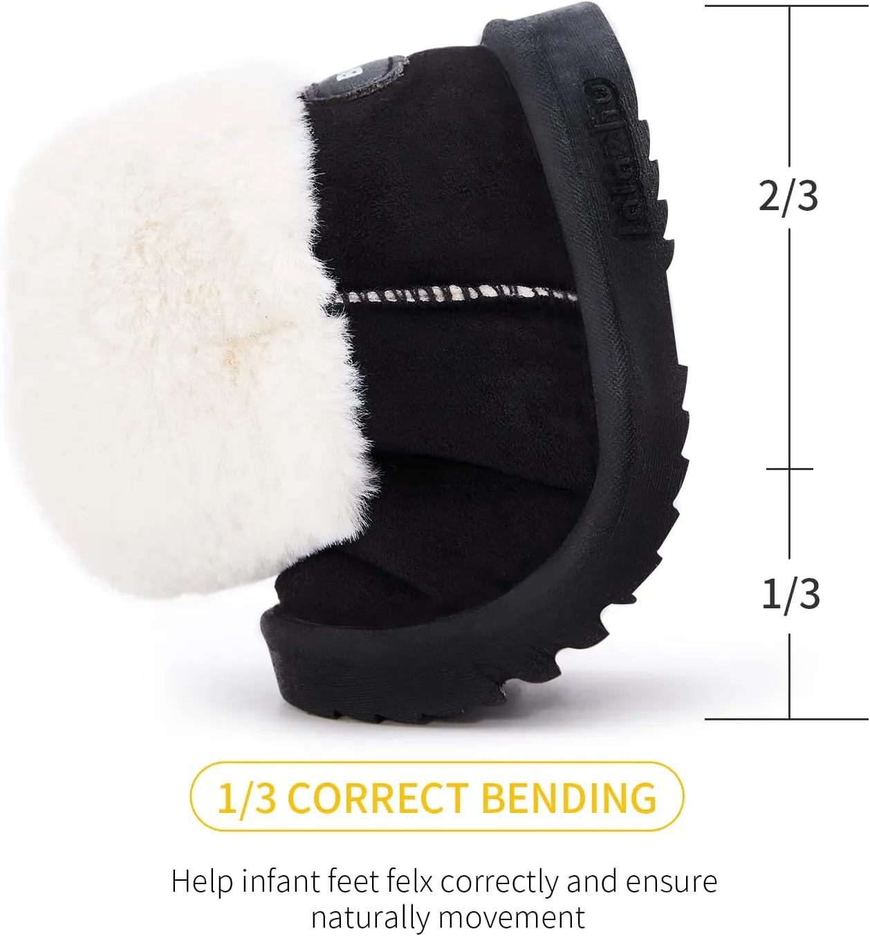 BMCiTYBM Girls Boys Snow Boots Warm Winter Fur Lined Baby Shoes (Infant/Toddler/Little Kid)