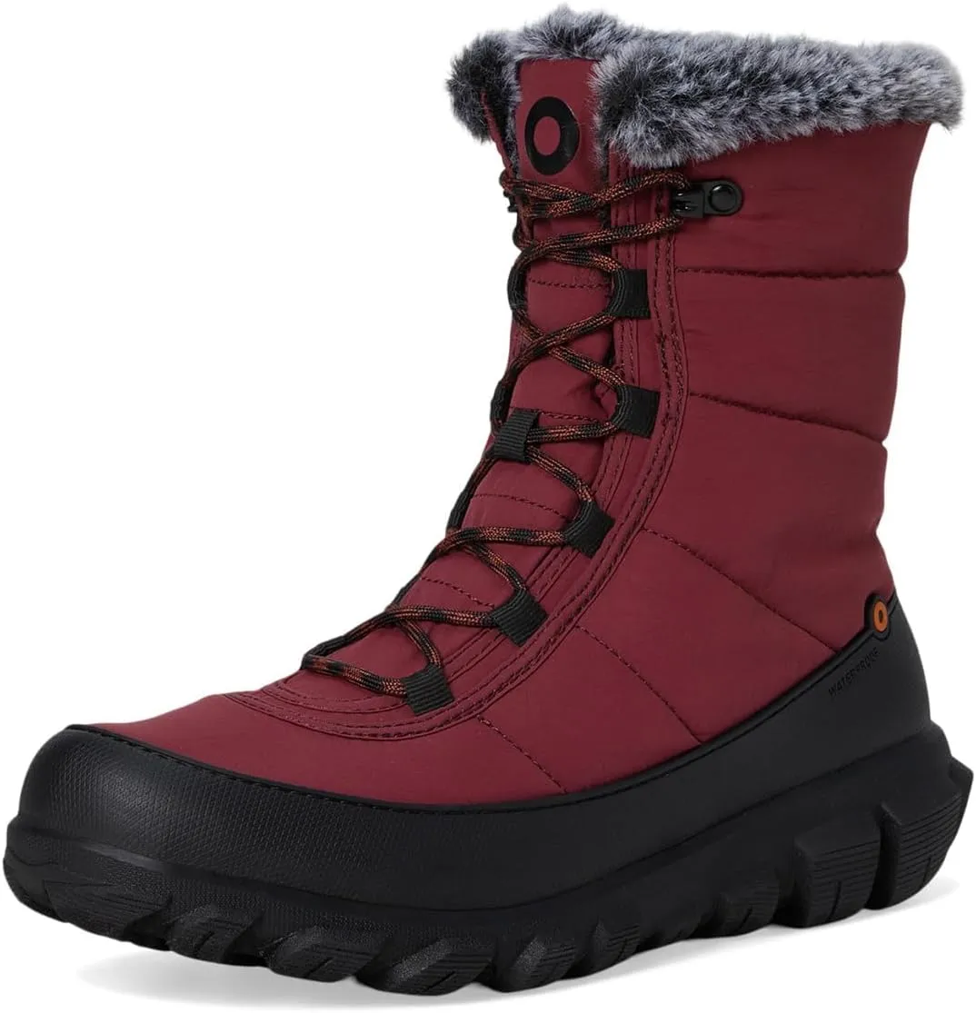 BOGS Women's Cedar Quilt Lace Snow Boot