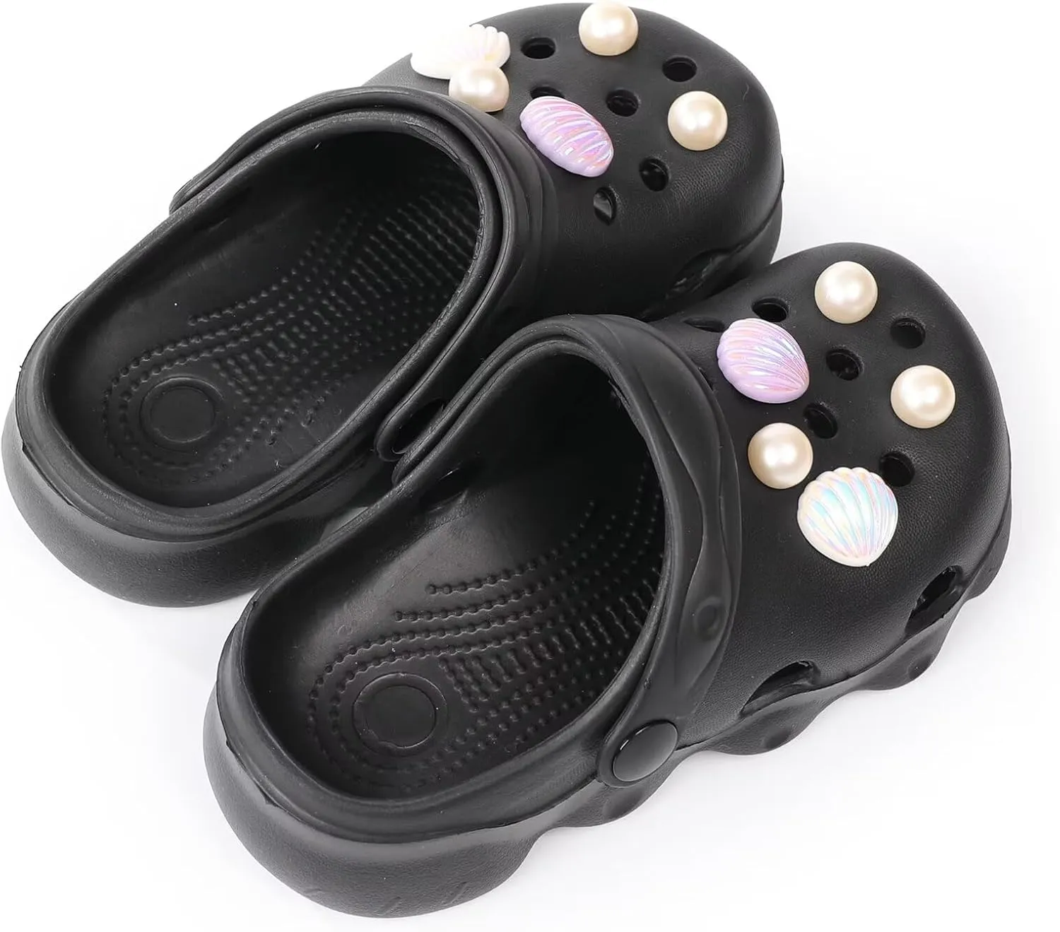 Boys Girls Cute Clogs Shoes Lightweight Garden Shoes Slip On Beach Slides Sandals