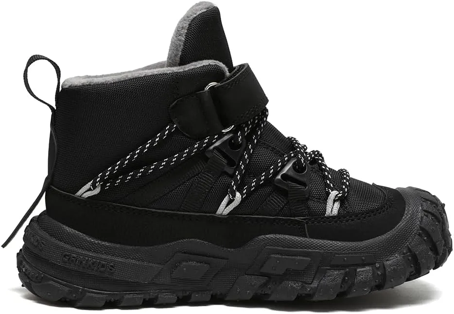 Boys Girls Wnter Snow Boots Warm Outdoor Hiking Shoes Waterproof Anti-slip Boots