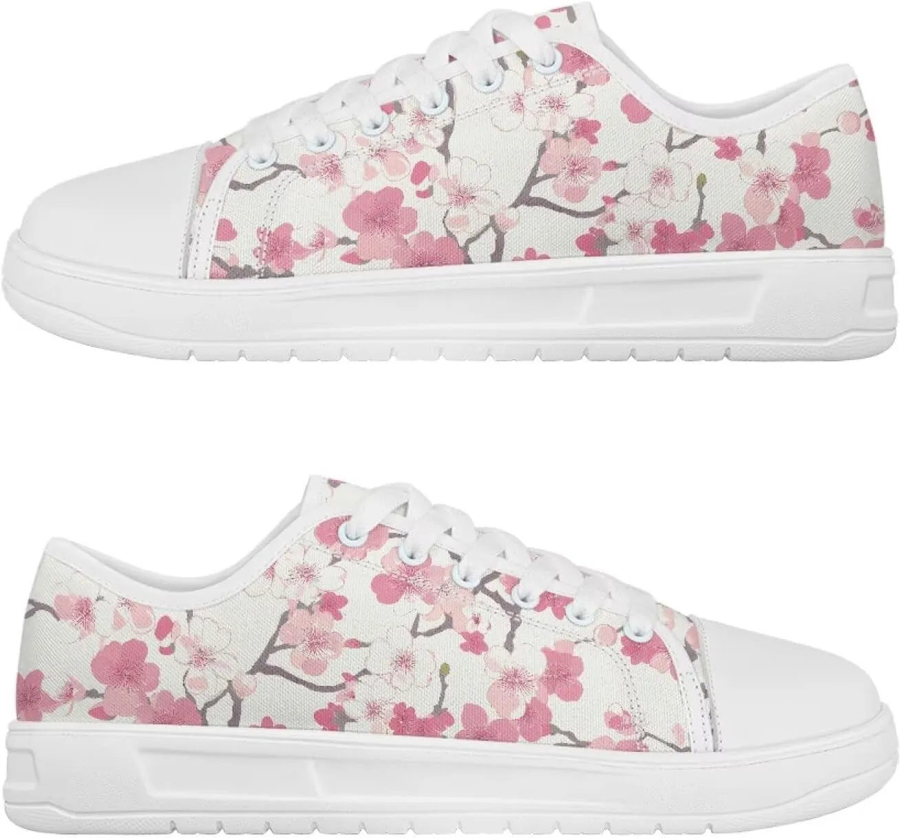 Canvas Shoes for Women Low Top Lace Up Tennis Shoes Girls Fashion Comfortable Sneakers Classic Casual Sneakers