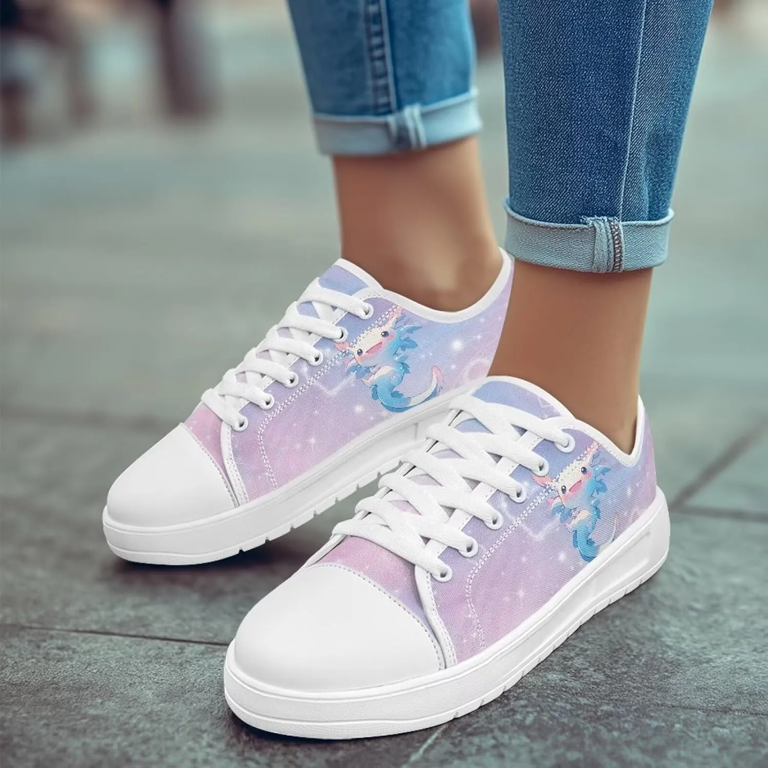 Canvas Shoes for Women Low Top Sneakers Girls Fashion Shoes Classic Comfortable Tennis Lace up Canvas Sneakers
