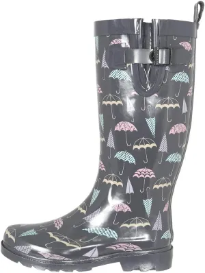 Capelli New York Ladies Mid-Calf Cozy Lined Rain Boots