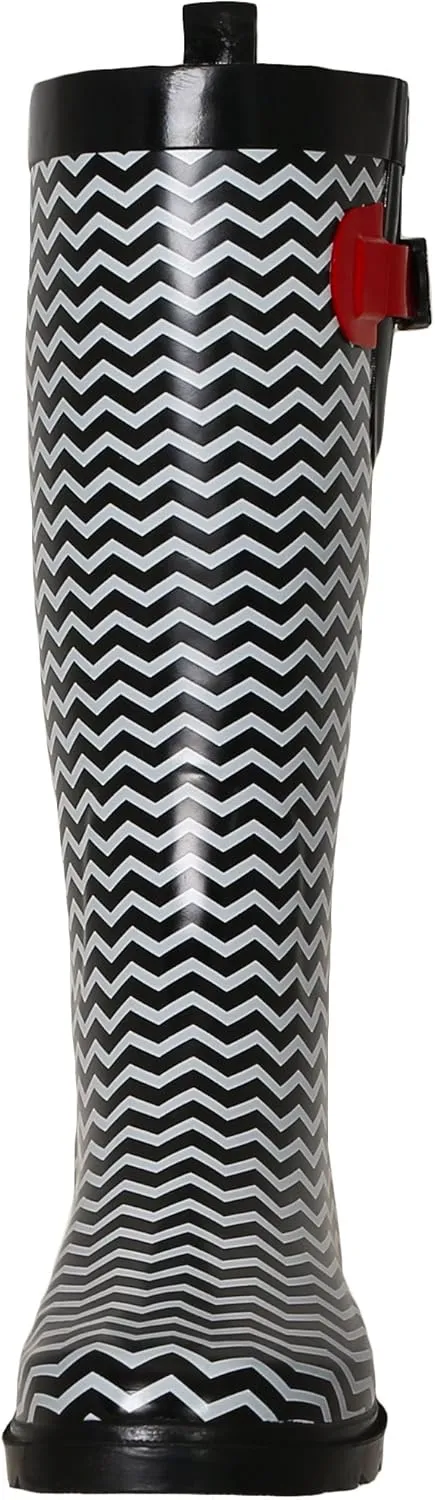 Capelli New York Ladies Tall Cozy Lined Rain Boots