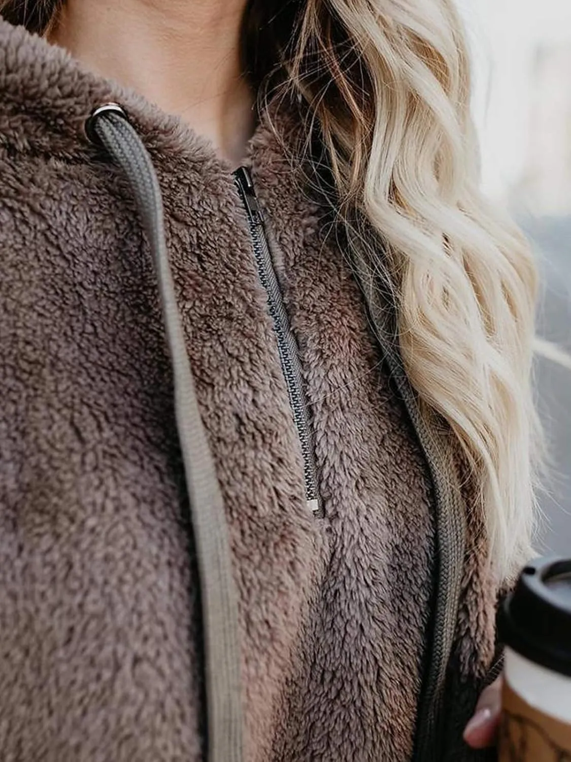 Century Star Womens Fuzzy Hoodies Pullover Sport Hoodie Cozy Oversized Pockets Hooded Sweatshirt Athletic Fleece Hoodies