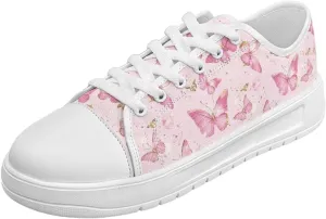 Classic Canvas Shoes Womens Platform Sneakers Low Top Lace Up Casual Tennis Athletic Shoe
