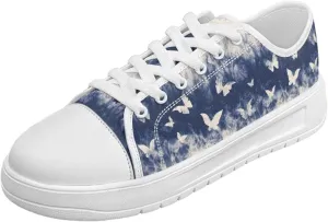 Classic Canvas Shoes Womens Platform Sneakers Low Top Lace Up Casual Tennis Athletic Shoe