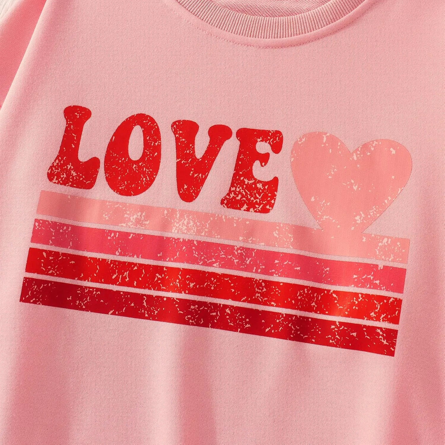 CM C&M WODRO Women Love Heart Sweatshirt Valentines Shirts Graphic Casual Crewneck Pullover Lightweight Tops Blouse