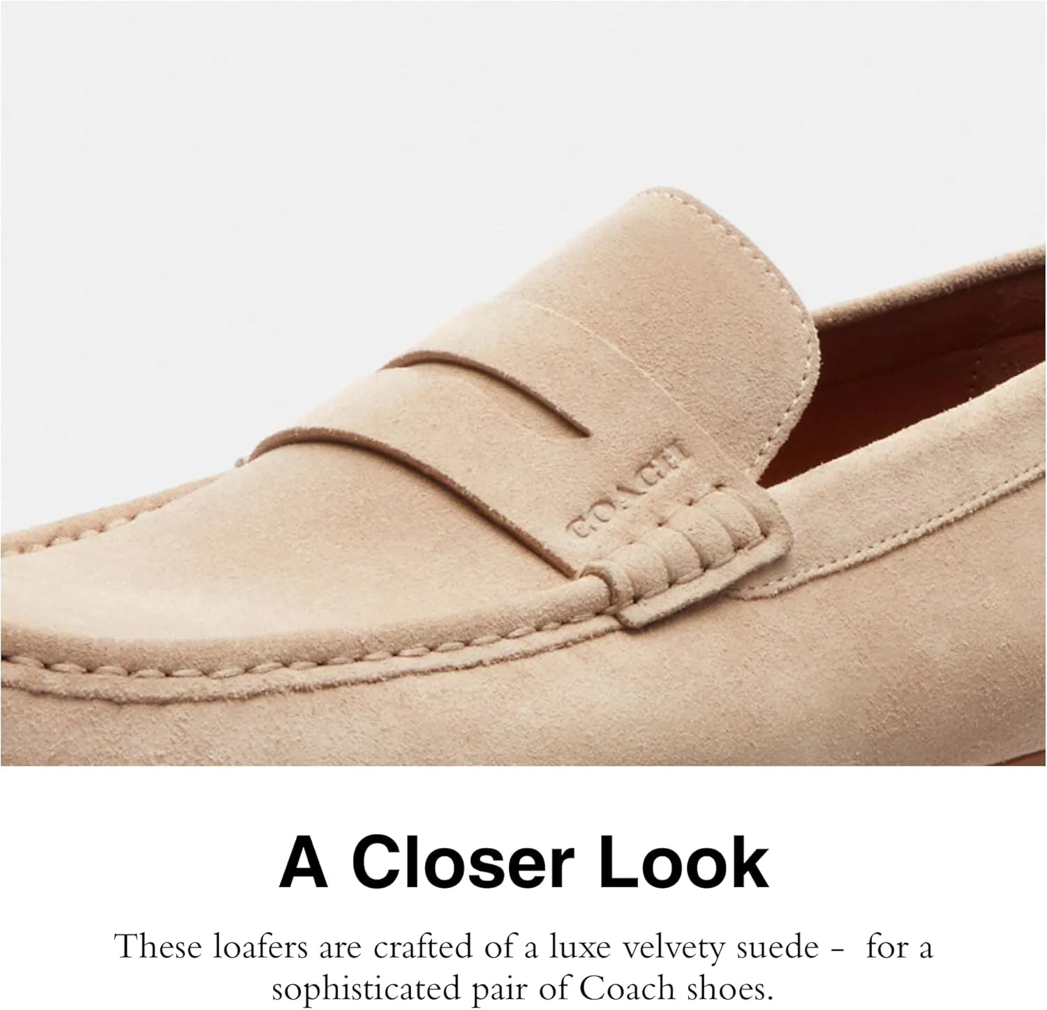 Coach Men's Luca Suede Driver Loafer