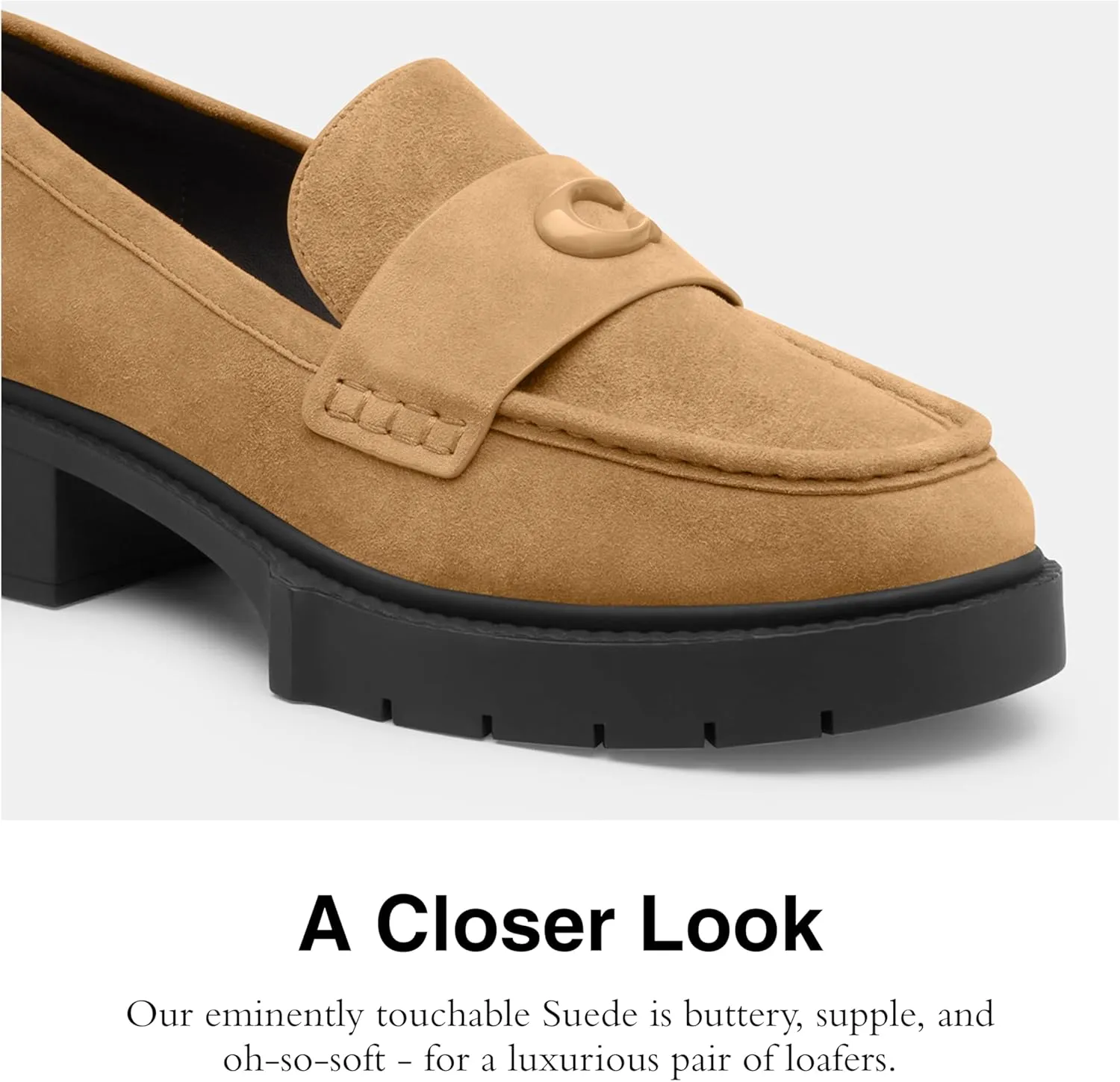 Coach Women's Leah Suede Loafer