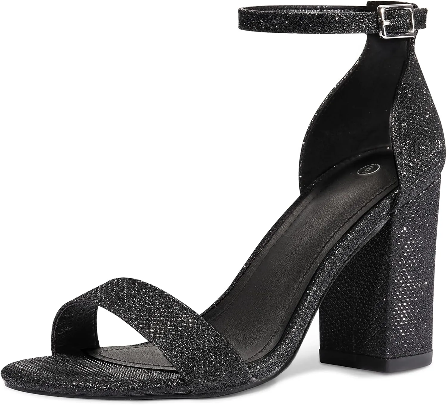 COASIS Women's Chunky Block Heels Open Toe Ankle Strap 3.5 Inch Heeled Sandals