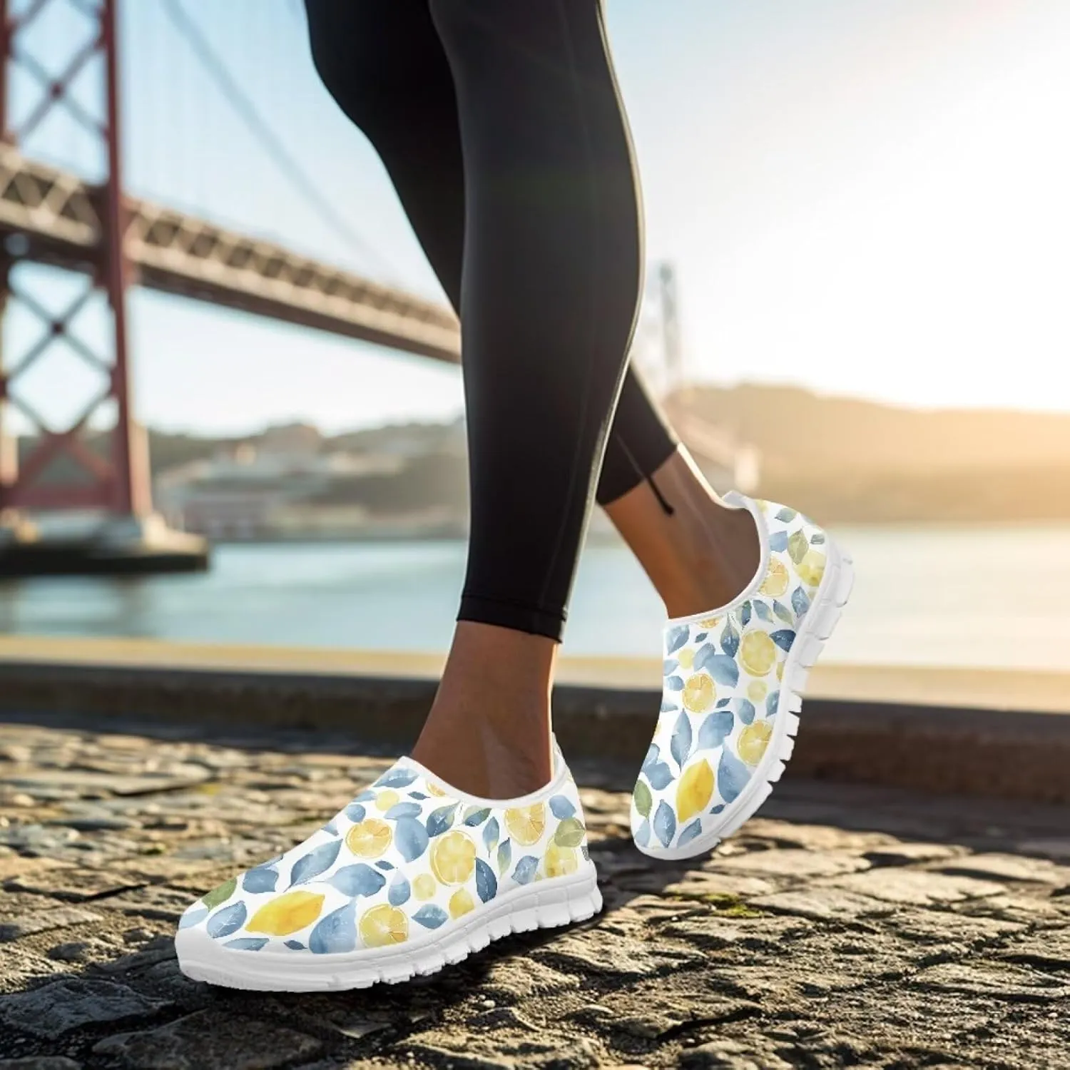 Coloranimal Flats for Women Walking Shoes Casual Flats Comfortable Womens Travel Shoes Loafers with Anti Skid Sole Fashion Womens Footwear