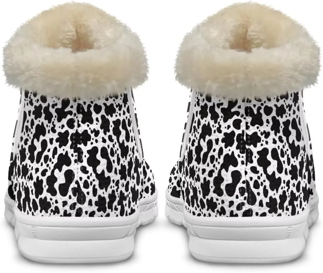 Coloranimal Womens Booties Winter Boots Womens Fuzzy Boots Winter Shoes Warm Fur Lined Snow Boots Ankle Boots Anti Skid Walking Boots