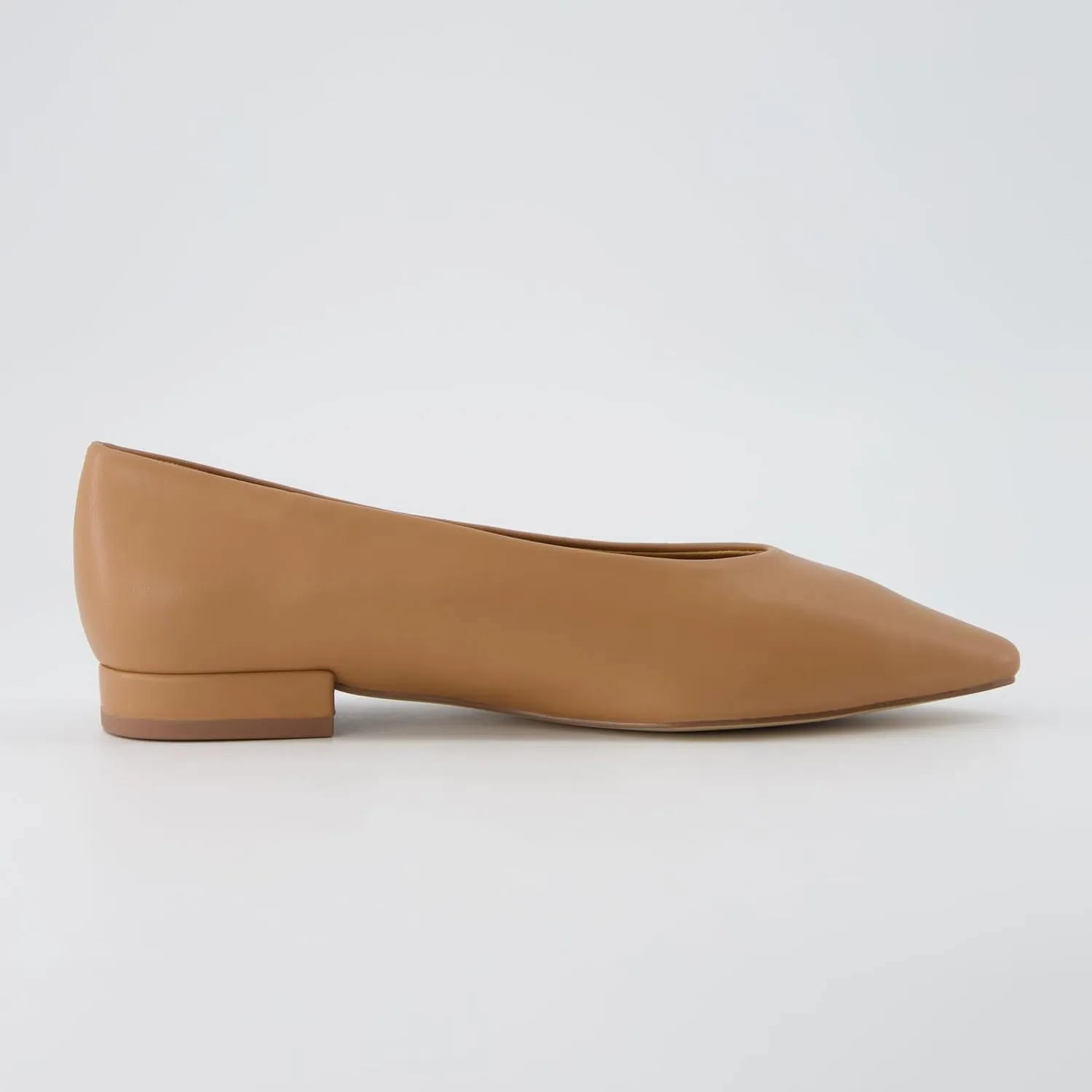 CUSHIONAIRE Gabor Women's Pointed Toe Slip-On Flat  Memory Foam, Wide Widths Available
